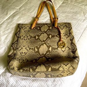 Snakeskins Michael Kors Laptop Bag